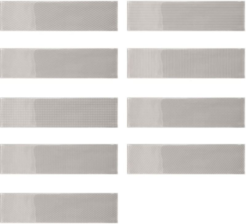 WOW Gradient Decor Greige Gloss 7,5x30 płytka ścienna 159336