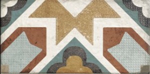 Płytki turkusowe wzorzyste Mainzu Rivoli Rivalta 15x30