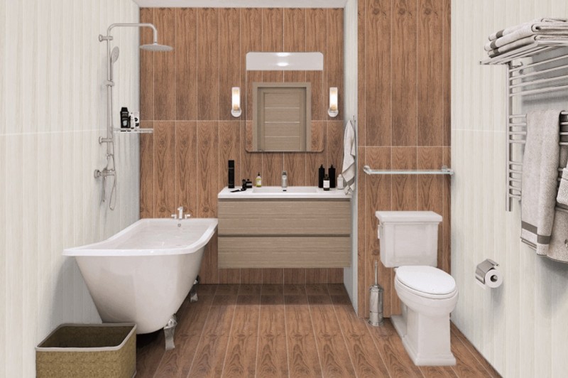 Płytki gres drewno brąz Porcelanosa Manhattan Cognac P18803251 19,3x120 15493