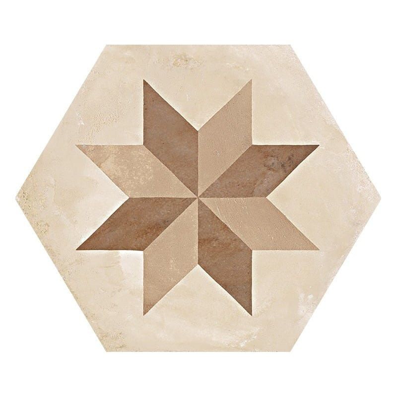 Marca Corona Terra Stella Esagona Versione C 25x21,6 0403 płytki heksagonalne 144603