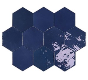 WOW Zellige Hexa Cobalt 10,8x12,4 płytka heksagonalna