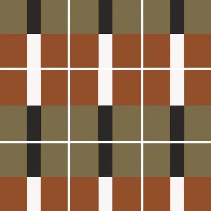 Equipe Bauhome Band Warm 20x20 płytki patchwork gresowe 126882