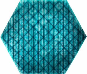 ITT Tribu Blue Matt 23x27 płytki heksagonalne