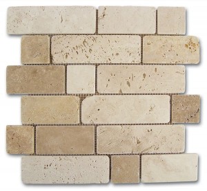 Dune Mosaico Travertino Brick 30,5x30,5 184996 mozaika dekoracyjna rustykalna