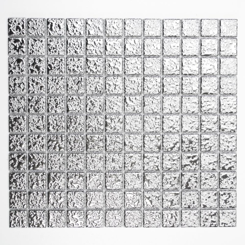 Mozaika 3D srebrna ceramiczna Metropol MM 0115 33,0 x 30,2 102397