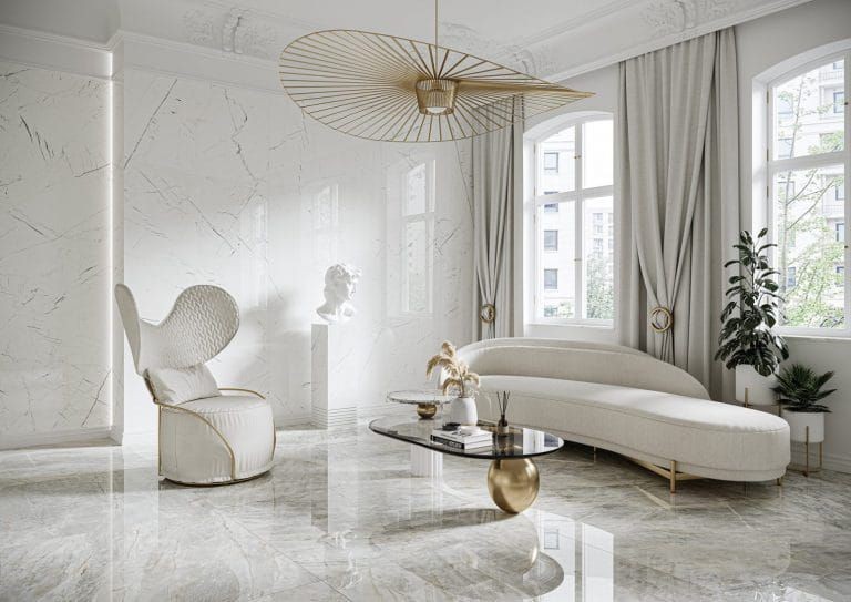 Cerrad Marmo Thassos White Poler 79,7x79,7 płytki gresowe imitujące marmur 120659