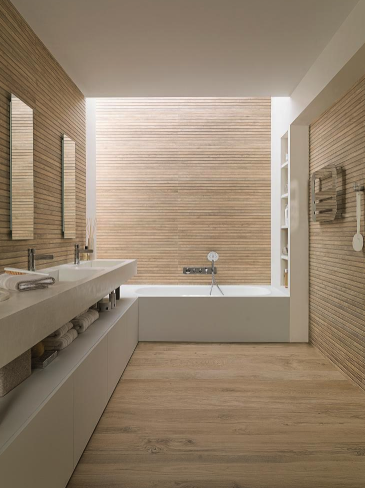 Płytki dekor-paseczki drewno beż Porcelanosa Lexington Maple P35800231 45x120 76799