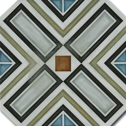 Vives Vodevil Octogono Ritter Multicolor 20x20 płytki patchworkowe gresowe gresowa 155446