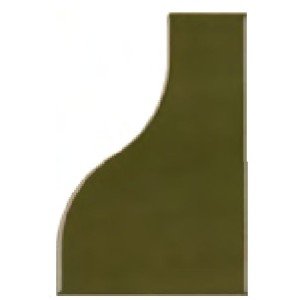 Equipe Curve Garden Green 8,3x12 płytki ścienne dekoracyjne