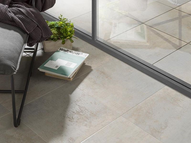 Porcelanosa Ferroker Aluminio 44,3x44,3 płytki metalizowane gresowe 148235