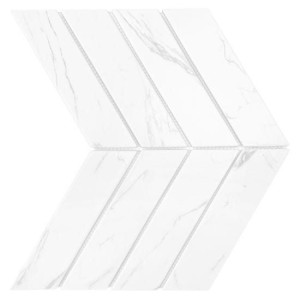 Dunin Royal Chevron Carrara Matt 31,8x22,4x7 płytki jodełki ścienne