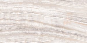 Płytki podłogowe duże marmur beż onyks z biała żyła Abk Sensi Onice Beige mat 160x320