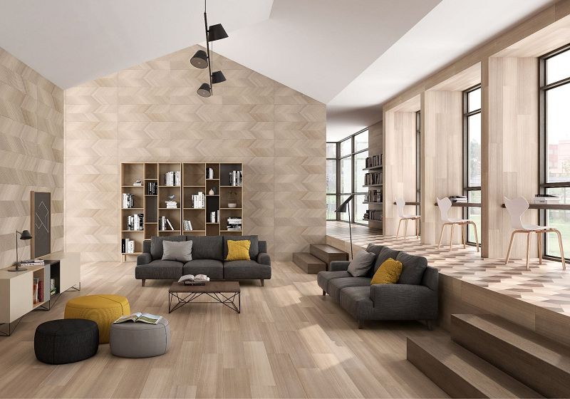 Saloni Eukalypt Vector Crema-Miel 40x120 JMB776 płytki drewnopodobne ścienne 150958