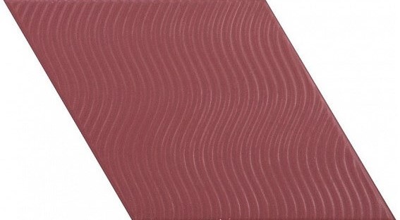 Gres jak romby bordo Equipe Rhombus Red 14X24 20939