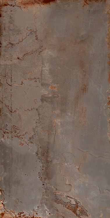Płytki brąz przetarte ze rdzą metalizowane industrialne Sant Agostino Oxidart Iron 60x120-79358