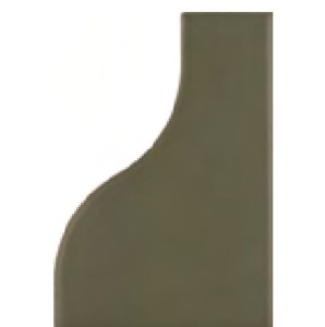 Equipe Curve Garden Green Matt 8,3x12 płytki ścienne dekoracyjne