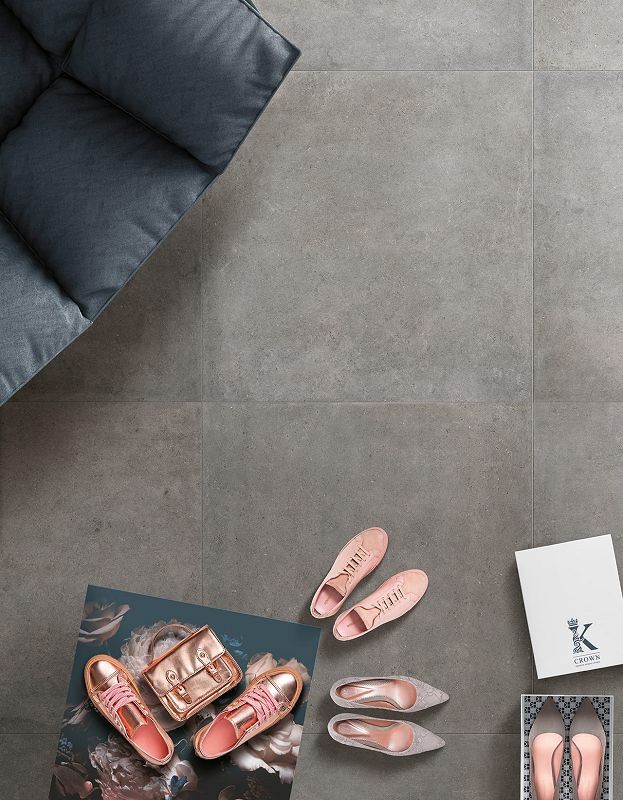 Cercom Square Grey In 120x120 płytki gresowe imitujące beton 120374