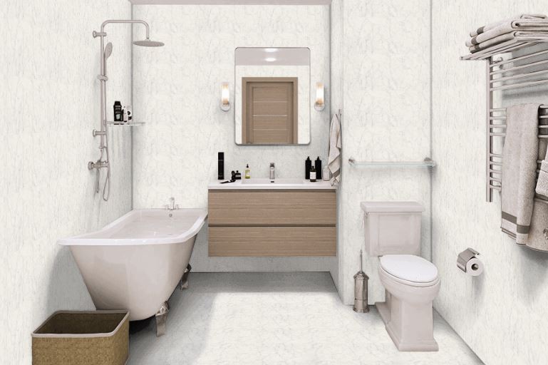 Gres imitujący marmur biało- szary Fioranese Marmorea Bianco Gioia Matte 30x60 70301