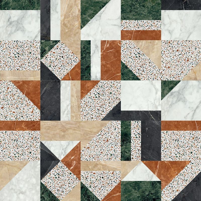 ABK Play Marble White 20x20 płytka gresowa patchwork 107841