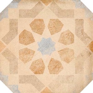 Vives Laverton Octógono Turgis Multicolor 20x20 płytki patchworkowe gresowe