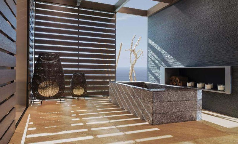 Płytki podłogowe gresowe szare drewnoVenis Houston Ash 14.3 x 90 amb 35543