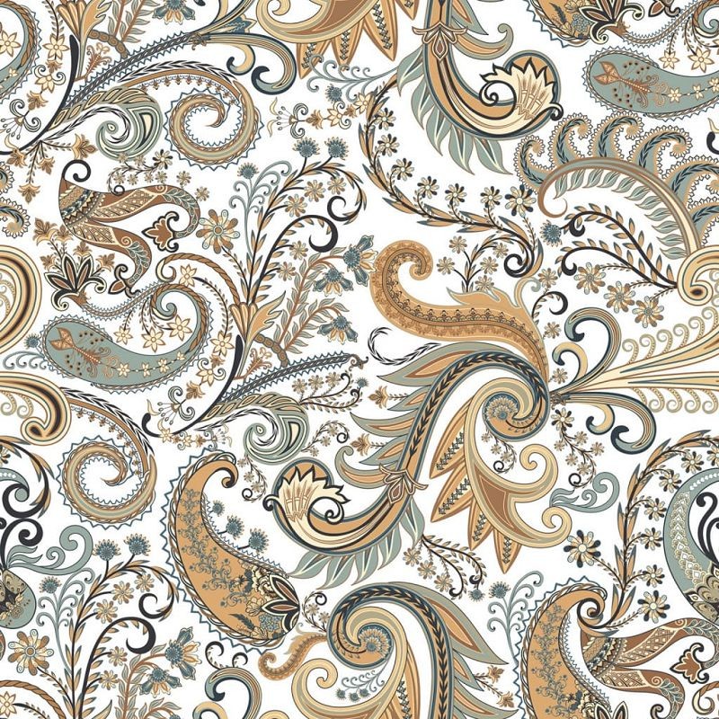 Keros Paisley Mysore 25x25 płytka patchwork dekoracyjna 135847