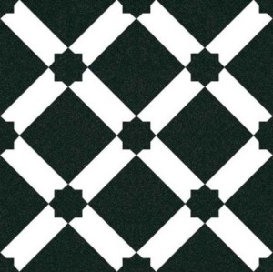 Vives Palau Grafito 20x20 płytka podłogowa patchwork