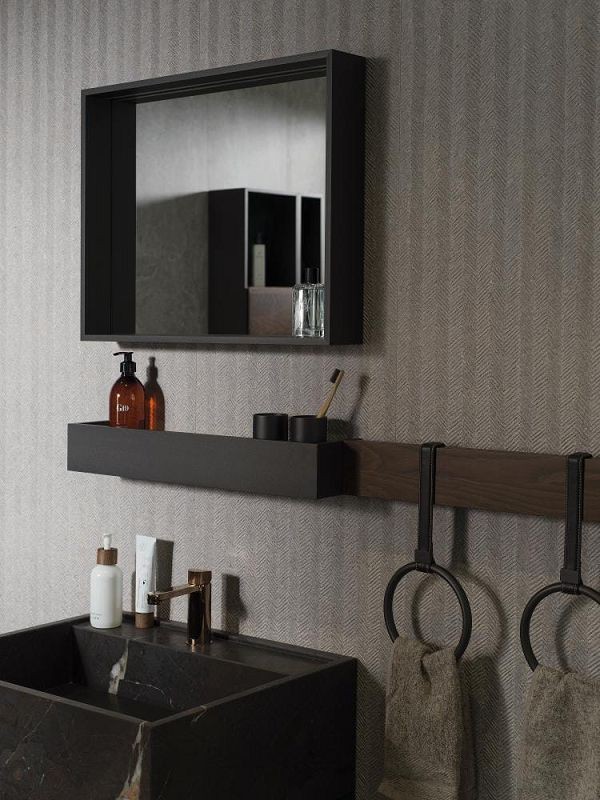 Porcelanosa Noir Topo 59,6x59,6 płytki kamienne gresowe 149073