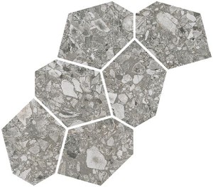 Vives Ceppo Di Gre Mosaico Aymaras Cemento 24,2x39,5 mozaiki kamienne gresowe