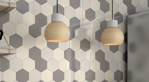 Equipe Scale Hexagon Cream 12,4x10,7 płytka ścienna 158454