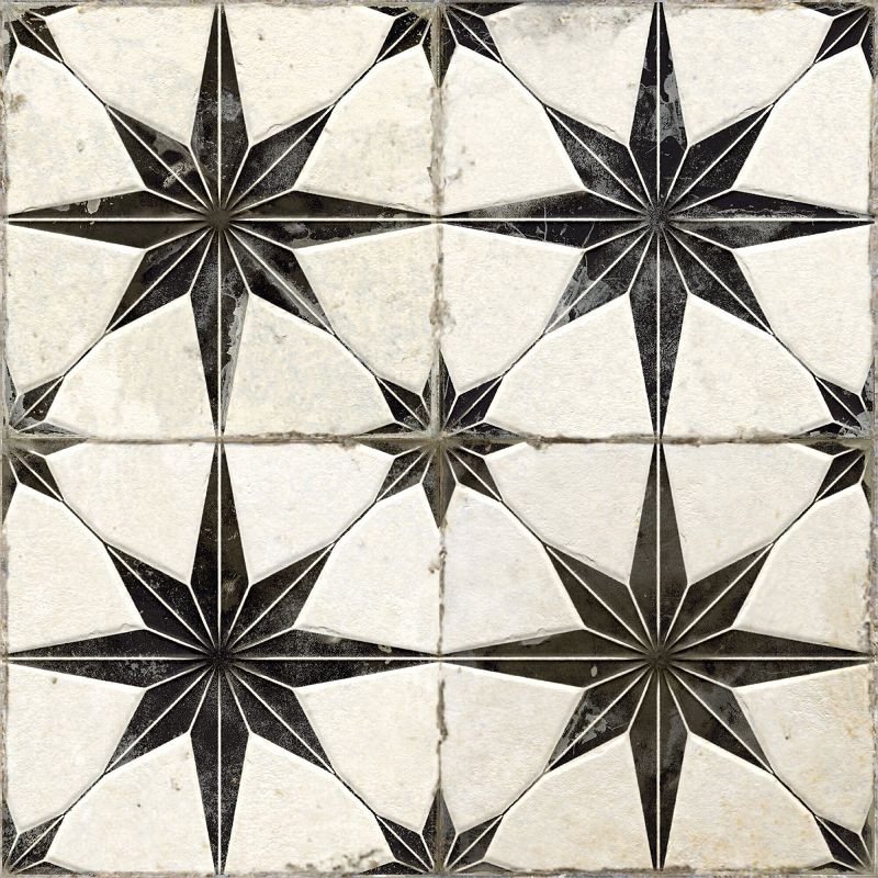 Peronda FS Star Black LT 45x45 płytki patchwork podłogowe rustykalne 146729