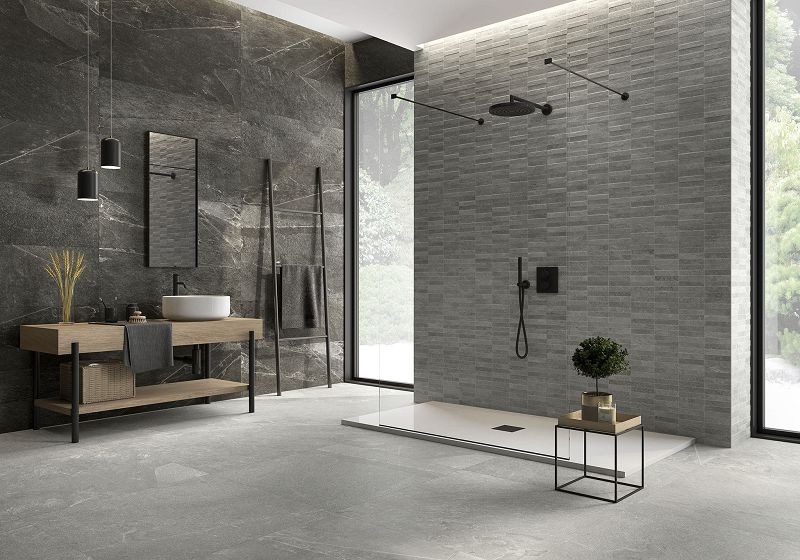 Saloni Ardesia Cenere 40x120 JTM713 płytki ścienne imitujące kamień 150573