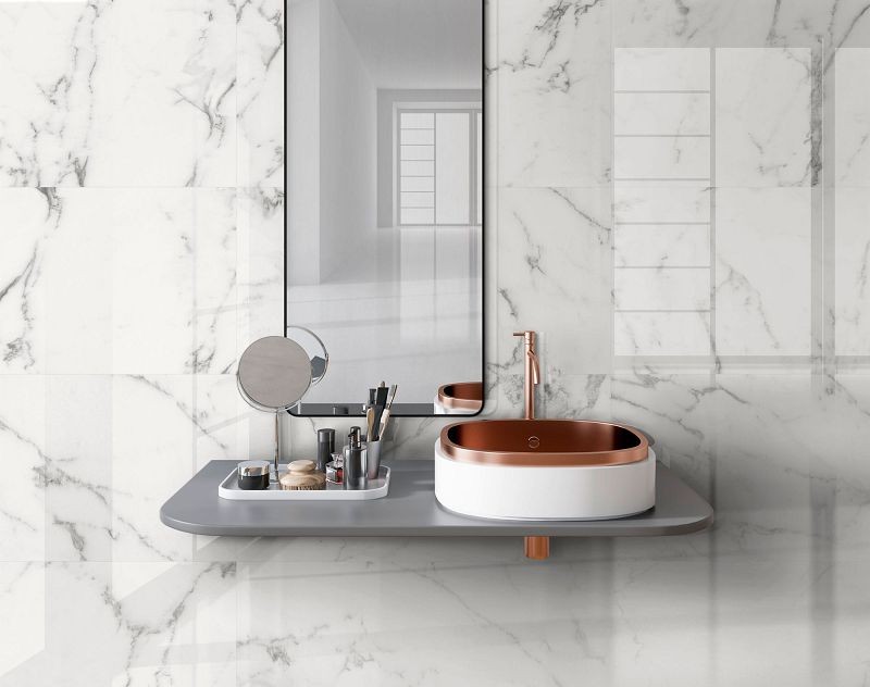 ITT Aral White Polished Rect. 60x120 płytki marmurowe gresowe 134616