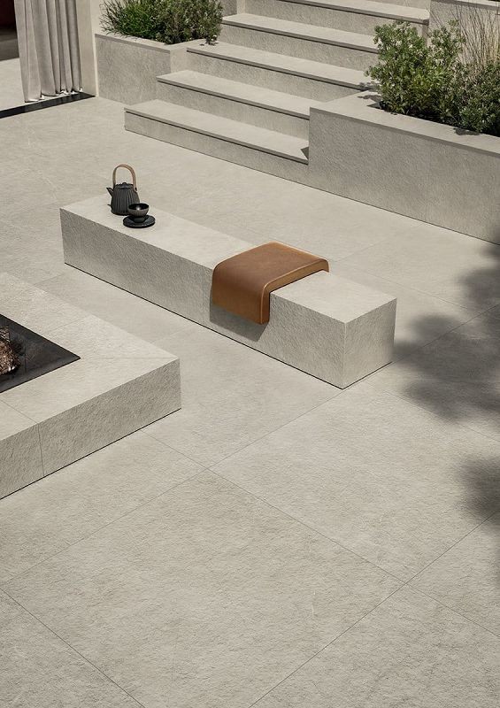 Marca Corona Arkistone Light Strutturato 60x60 F123 płytki gresowe tarasowe 20 mm 106885