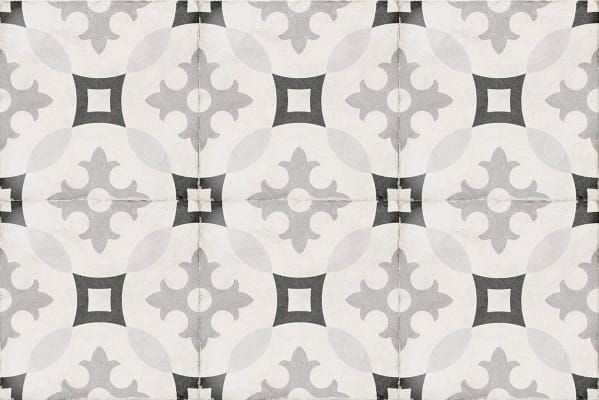 Equipe Art Nouveau Karlsplatz Grey 20x20 płytka gresowa patchwork 126794