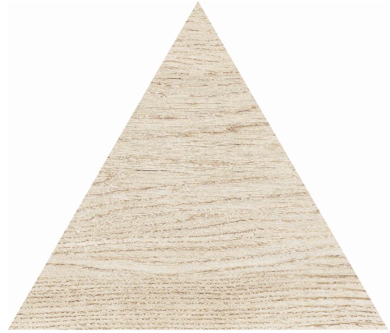 Gres trójkąt wyrażna poztarzana struktura dąb jasny beż drewno Flaviker Cozy Desert Tringalo 30 PF60001111 30cm 78718