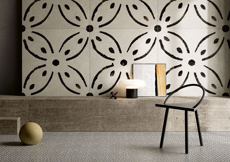 Fioranese Riggiole Bianchi Singoli Deco_2 90x90 RIG90D2 płytki patchworkowe gresowe 131249