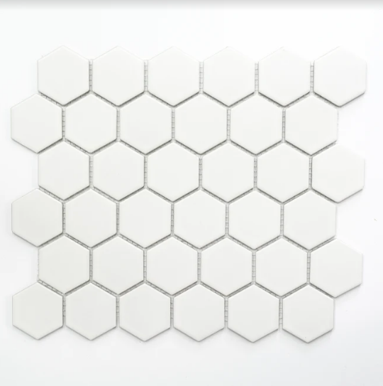 Mozaika heksagonalna biała ceramiczna Metropol MM 0091 32,5 x 28,1 75162