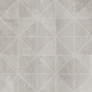 Gres podłogowy patchworkowy szary romby Equipe Handmade Silver 20x20