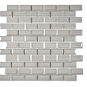 Mozaika monokolor szara małe cegiełki połysk Metropol MM 0505 30,0 x 30,0