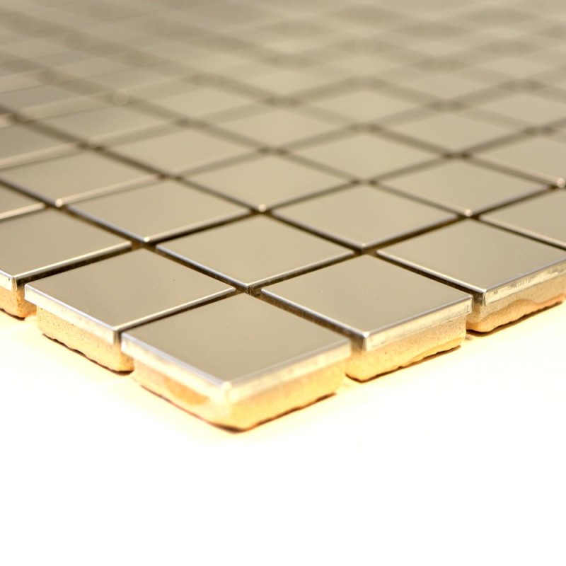 Mozaika aluminiowa srebrna mały kwadrat Metropol MM 0327 30,0 x 30,0 103073