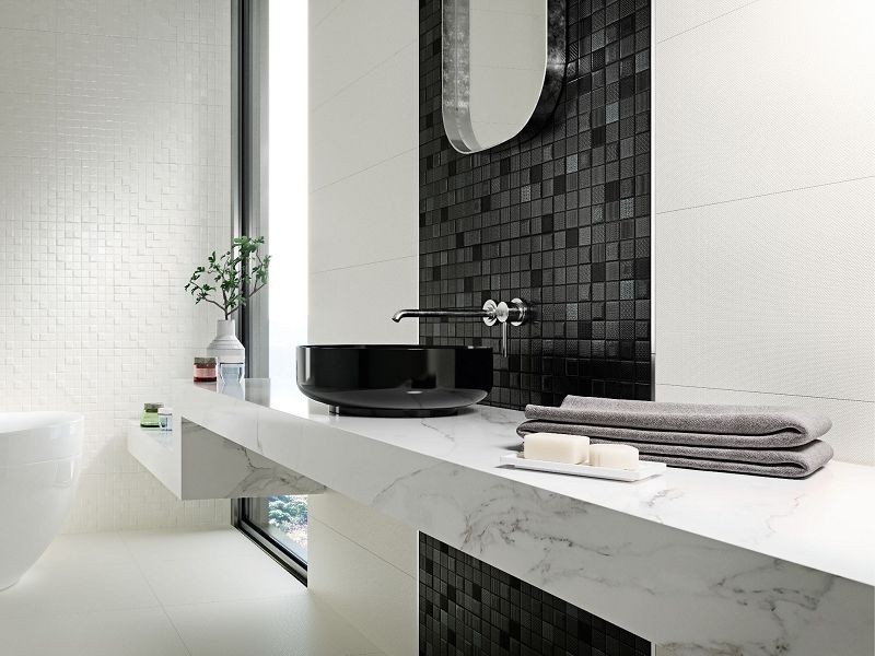 Newker Blink Mosaic White 31,5x90 płytka ścienna 145538