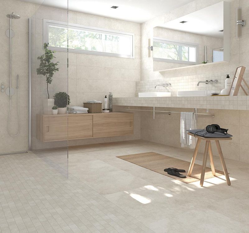 Vives Delta-R Crema Antideslizante 59,3x59,3 płytki betonowe gresowe 152850