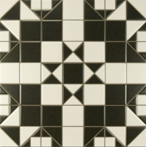 Vives Harrow Grafito 31,6x31,6 płytka podłogowa patchwork
