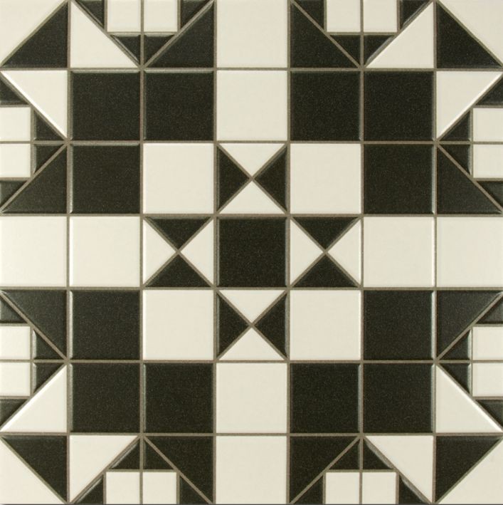 Vives Harrow Grafito 31,6x31,6 płytka podłogowa patchwork 153390