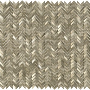 Mozaika Metalowa Szczotkowana Gravity Chevron 3D Złota 30x29,8
