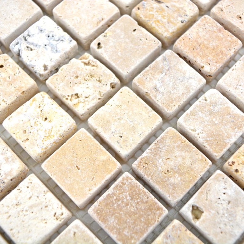 Mozaika kwadratowa beżowa kamień marmur Metropol MM 0190 30,5 x 30,5 102149