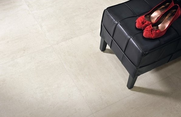 Płytki betonopodobne beżowe Emil Ceramica On Square Avorio Lappato Rett. 60x60 dms 39621