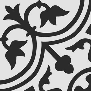 Ribesalbes Ceramica Pasion Negro 20x20 płytka podłogowa patchwork