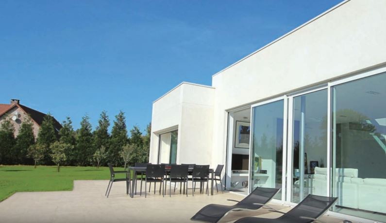 Gres beżowy imitujący kamień Casalgrande Padana Pietra di sardegna Porto Rotondo Lappato 90x90 69313